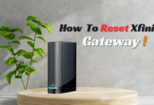 Resetting xfinity gateway