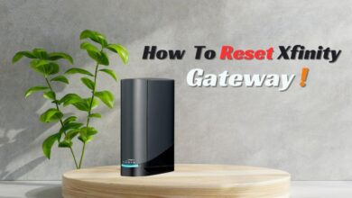 Resetting xfinity gateway